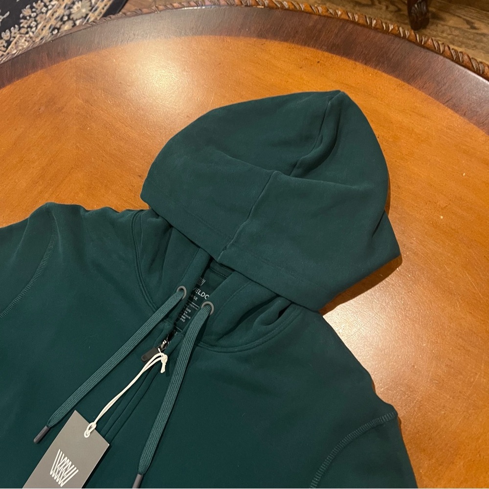 NEW Mack Weldon Men’s ACE Full-Zip Hooded Sweatshirt Midnight Pine XXL Green - Picture 5 of 15